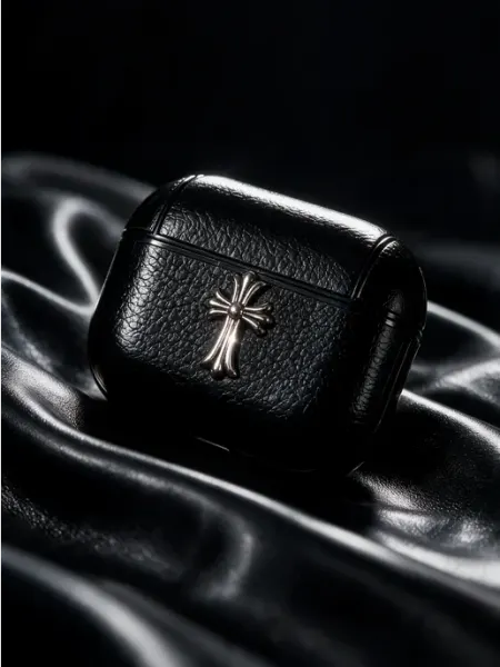 Chrome hearts Чехол на AirPods Pro 3 кейс для наушников аирподс с карабин