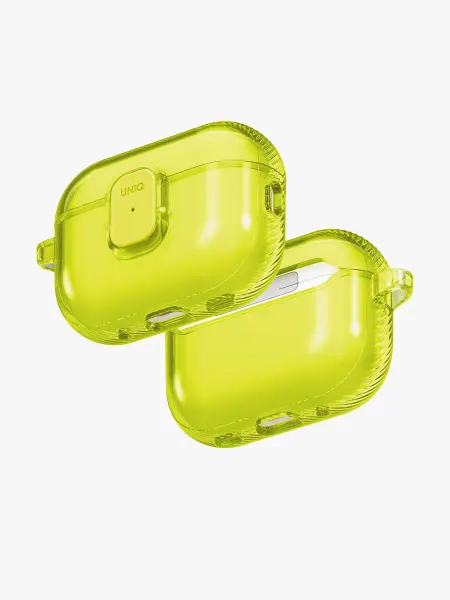 UNIQ Чехол на Airpods Pro 3, силиконовый, Glase PRO с замком