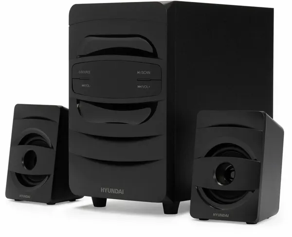 HYUNDAI Микросистема H-MS1404 черный 30Вт FM USB BT