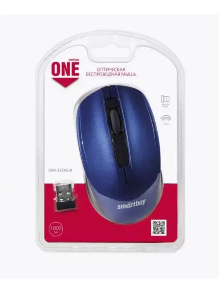 SmartBuy Мышь компьютерная ONE 332 WLS синяя