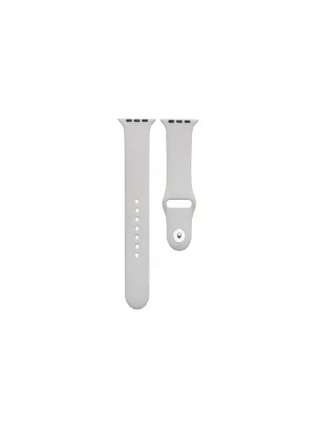 Нет бренда Сменный силиконовый ремешок для Apple Watch 38 40 41mm Cерый