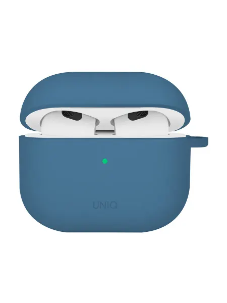 UNIQ Чехол для Airpods 4 с карабином NEXO Liquid silicone