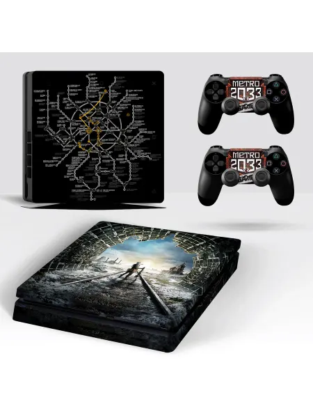 Наклейки на игровую приставку Sony PlayStation 4 SLIM