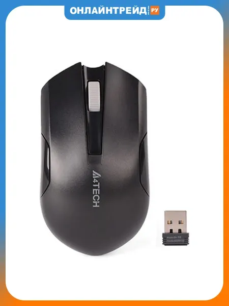 A4TECH Мышь беспроводная V-Track G3-200NS Black
