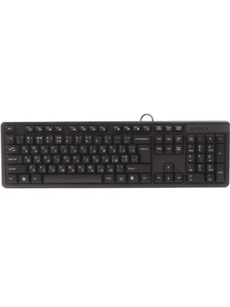 A4TECH Клавиатура KK-3 проводная Мембранная, Для ПК