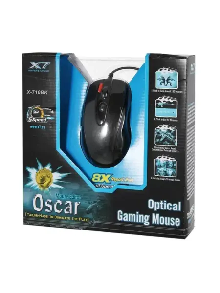 A4TECH Мышь игровая проводная игровая мышь компьютерная X7
