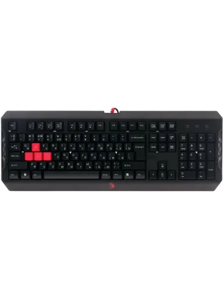 A4TECH Игровая клавиатура проводная Мембранная Для ПК