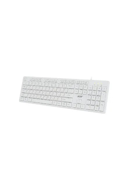 Acer Клавиатура OKW123 мембранная белая