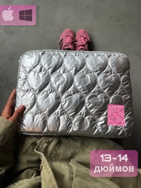HURIA Чехол сумка для ноутбука на MacBook Neo, Air 13-14