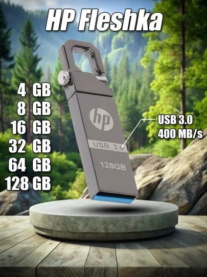 HP USB флешка, высокоскоростная USB Флеш-карта 4, 8, 16, 32, 64, 128 ГБ