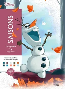 Раскраска по номерам, Coloriages mysteres Disney Saisons, Раскраска по номерам дисней, 128 стр