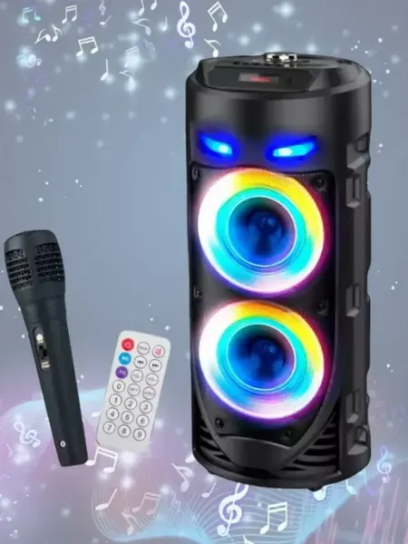 Zqs Портативная Bluetooth-колонка с пультом и микрофоном