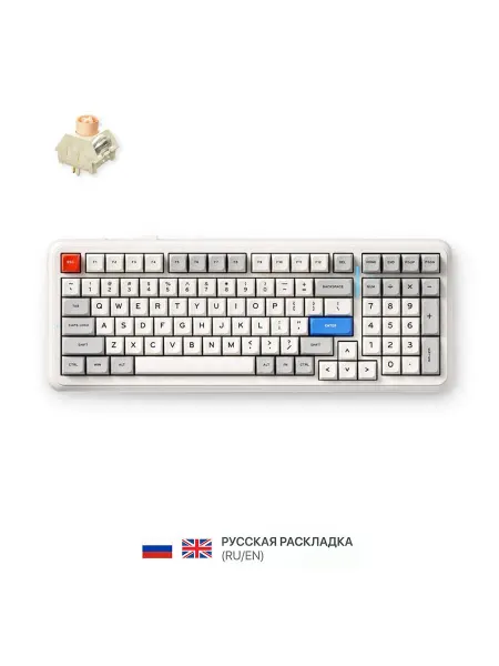 MCHOSE Механическая клавиатура K99 V2, Icy Creamsicle Switch