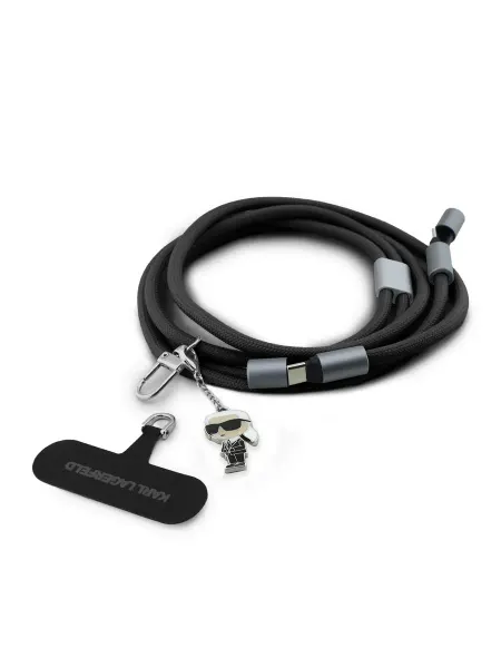 Karl Lagerfeld Шнурок для телефона + кабель USB-C C Crossbody, на шею