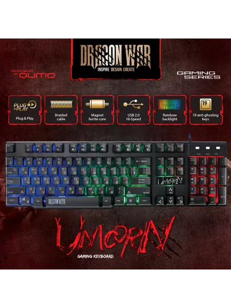 Qumo Игровая клавиатура Dragon War Unicorn