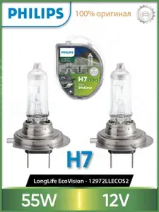 Philips Лампа автомобильная H7, 2 шт. арт. 12972LLECOS2