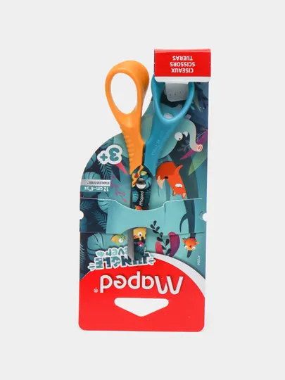 Ножницы JUNGLE FEVER VIVO 12CM CARDB Maped 472000