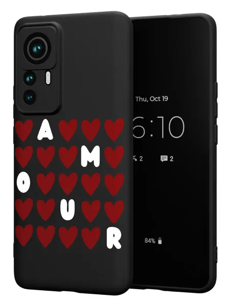 FACTORIA Чехол на Xiaomi 12T 12T Pro с принтом AMOUR