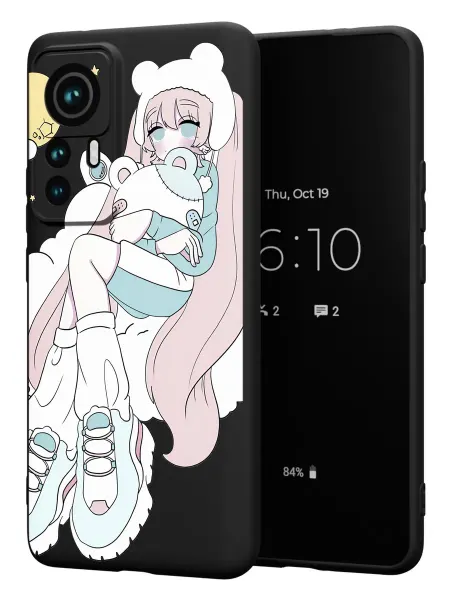 FACTORIA Чехол на Xiaomi 12T 12T Pro с принтом Девушка Аниме
