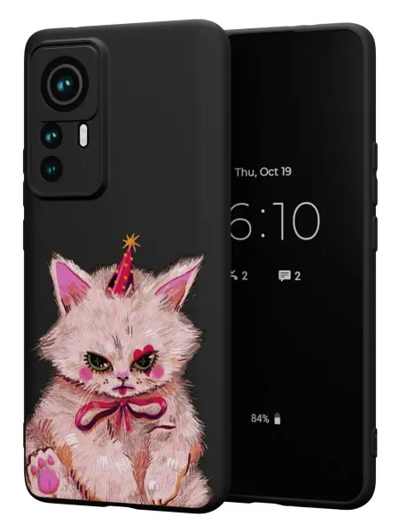 FACTORIA Чехол на Xiaomi 12T 12T Pro с принтом Котик