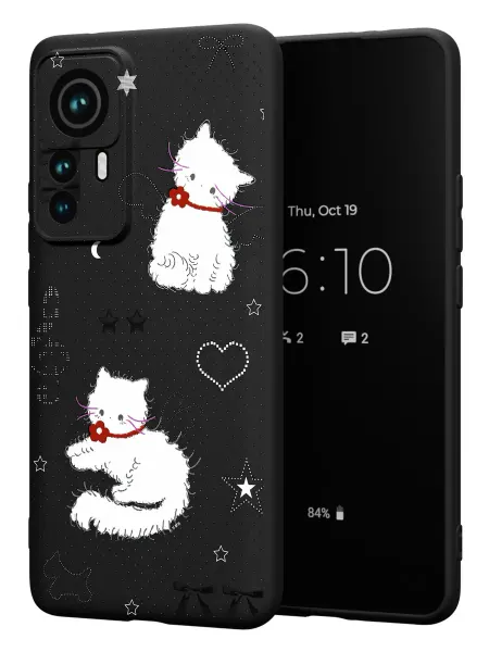 FACTORIA Чехол на Xiaomi 12T 12T Pro с принтом Котики