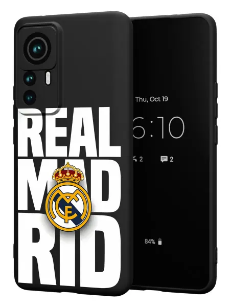 FACTORIA Чехол на Xiaomi 12T 12T Pro с принтом ФК Реал Мадрид