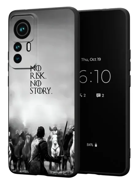 FACTORIA Чехол на Xiaomi 12T 12T Pro с принтом Надпись