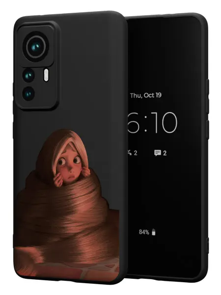 FACTORIA Чехол на Xiaomi 12T 12T Pro с принтом Рапунцель
