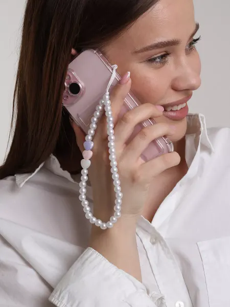 NJEWERLY Шнурок для телефона из бусин