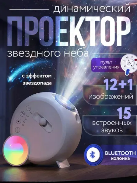 PandaHome Проектор ночник звездное небо со сменными дисками