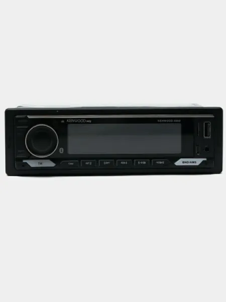 Kenwood 1DIN автомагнитола Bluetooth, USB, 7 цветов подсветки, с пультом 12V