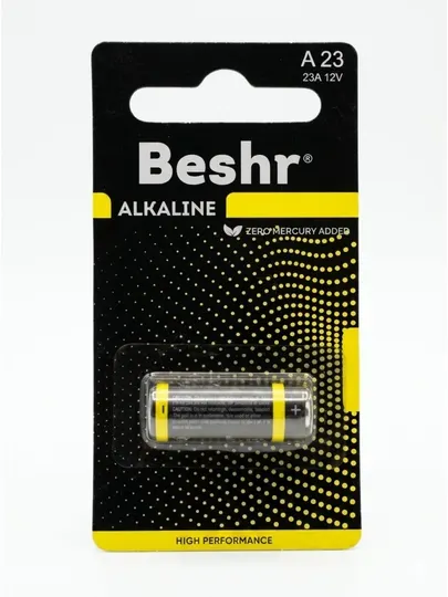 Батарейка щелочная Alkaline Beshr 23A / 12V 1 шт. в блистере