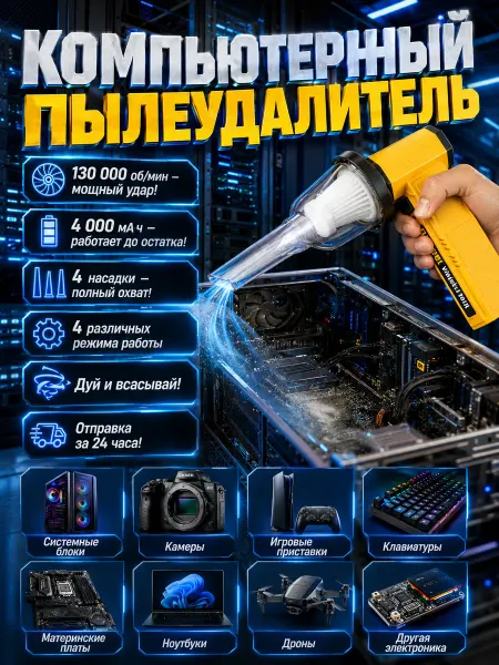 Пылесос для чистки системного блока
