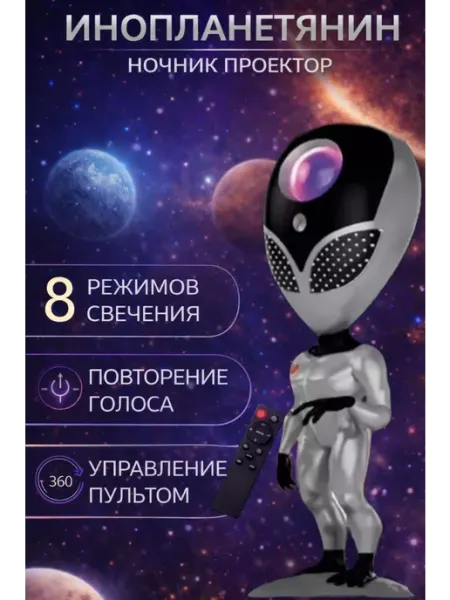 Ночник-проектор звездного неба Инопланетянин