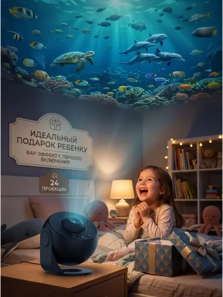 Проектор Звездное небо и подводный мир