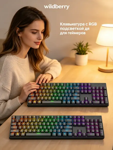 Механическая клавиатура для игр проводная