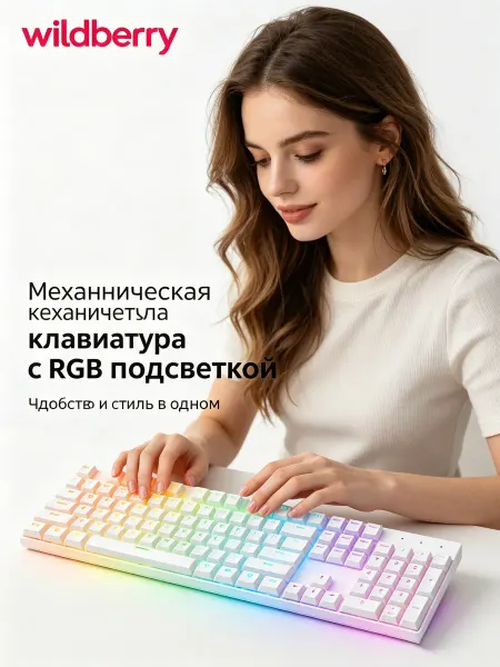 Игровая механическая клавиатура проводная
