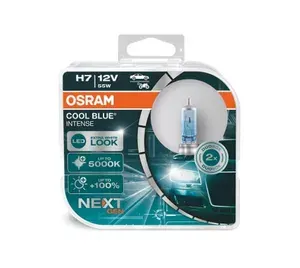 Лампа автомобильная H7 12V- 55W (PX26d) (белый яркий свет-голуб.оттен.) Cool Blue Intense next generation (2шт) DuoBox