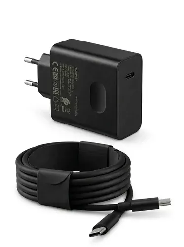 Зарядка для ноутбука Huawei Type-C 65W (5V-2A, 9V-2A, 12V-2A, 15V-3A, 20V-3.25A), зарядное устройство HW-200325EP0, черный блок питания с вилкой