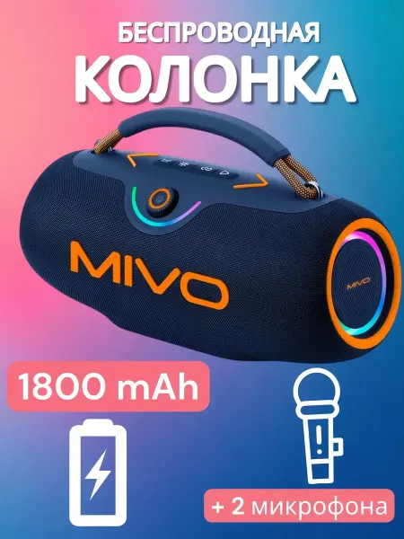 Колонка беспроводная с микрофонами