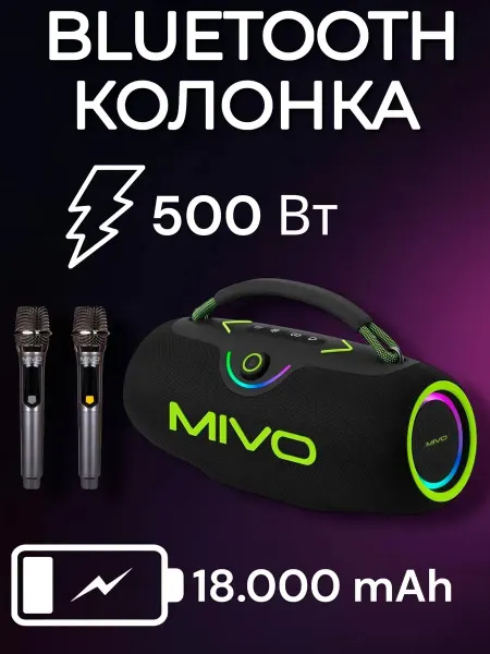 Колонка беспроводная с микрофонами