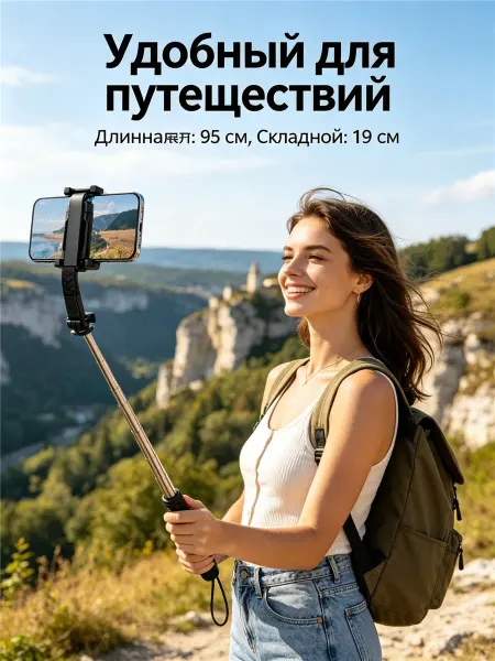 Штатив монопод для телефона，Выдвижной
