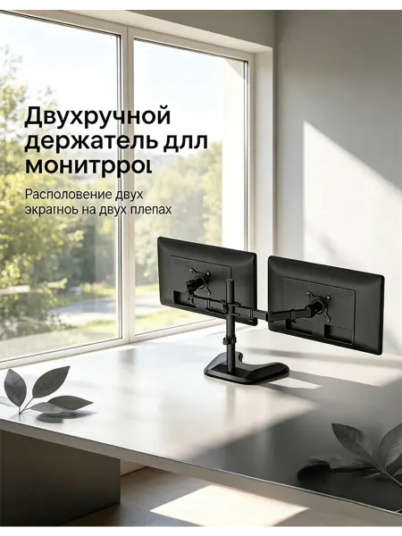 Двойной кронштейн для мониторов