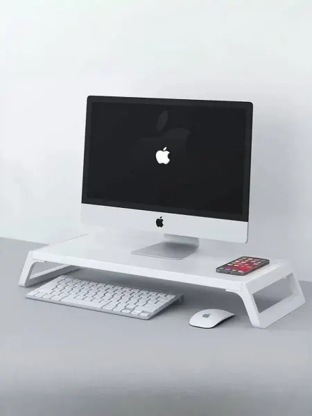 Подставка для монитора с USB-хабом белый