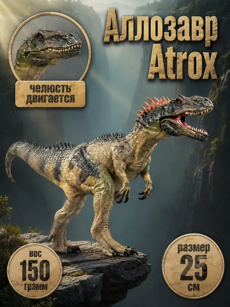 0NE SALE-Toys Аллозавр фигурки игрушка Тиранозавр jurassic