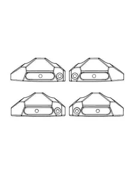 MJX Защитные пластины амортизаторов для автомоделей 10208