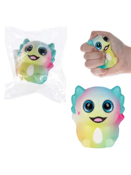 1TOY Антистресс игрушка для рук сквиш аксолотль