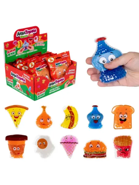 1TOY Игрушка антистресс для рук Перебирайка Фаст фуд