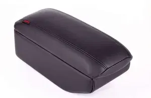 Подлокотник Renault Sandero 2/Рено Сандеро 2 (с 13/кресло без пластика с стороны кпп) Эко-кожа чёрная/откидной (Аламар)