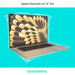 Глянцевая защитная пленка на ВЕРХНЮЮ крышку Apple MacBook Air 13" M4 2025